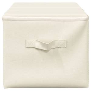 Úložné boxy 2 ks textil 43 x 34 x 23 cm krémové - obrázek 5