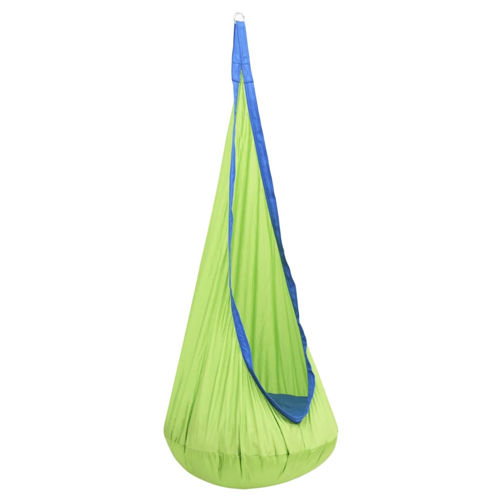 vidaXL Amaca per Bambini Altalena Sospesa Verde 80 kg