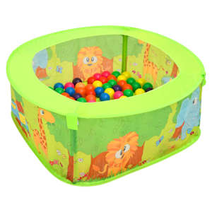 vidaXL pallimeri 50 palliga, 75 x 75 x 32 cm