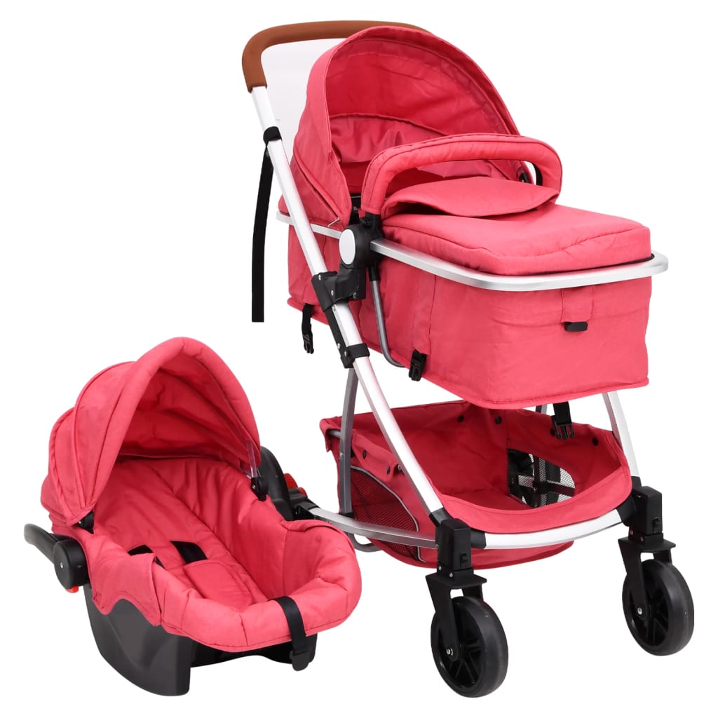 Poussette pour Bébé Aluminium Porte-bébés Landau Enfants Multi-modèle  vidaXL