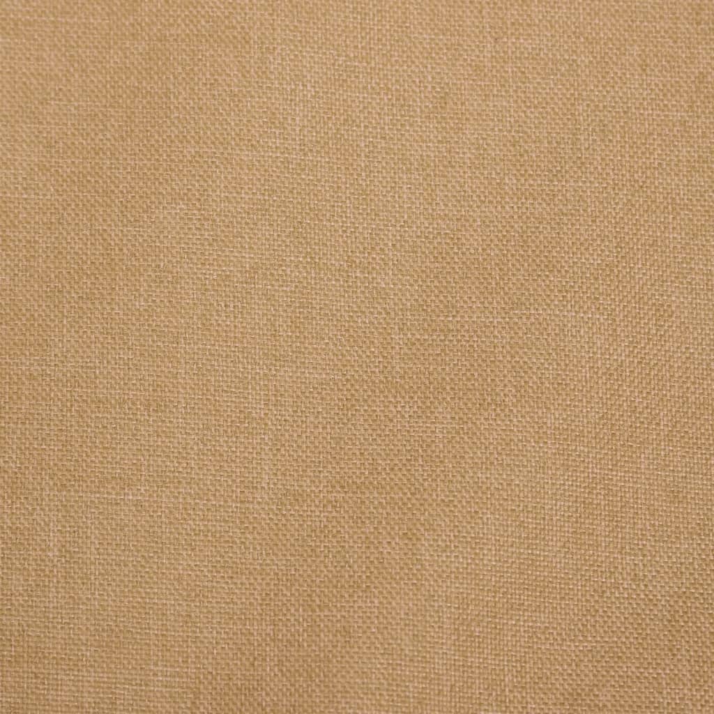 Podwójny wózek spacerowy - Stal/Len, 122,5x53,5x111 cm, Taupe/Czarny