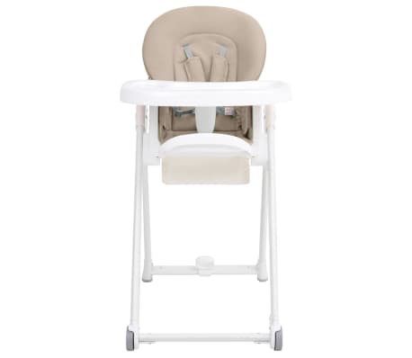 vidaXL Kinderstoel aluminium beige