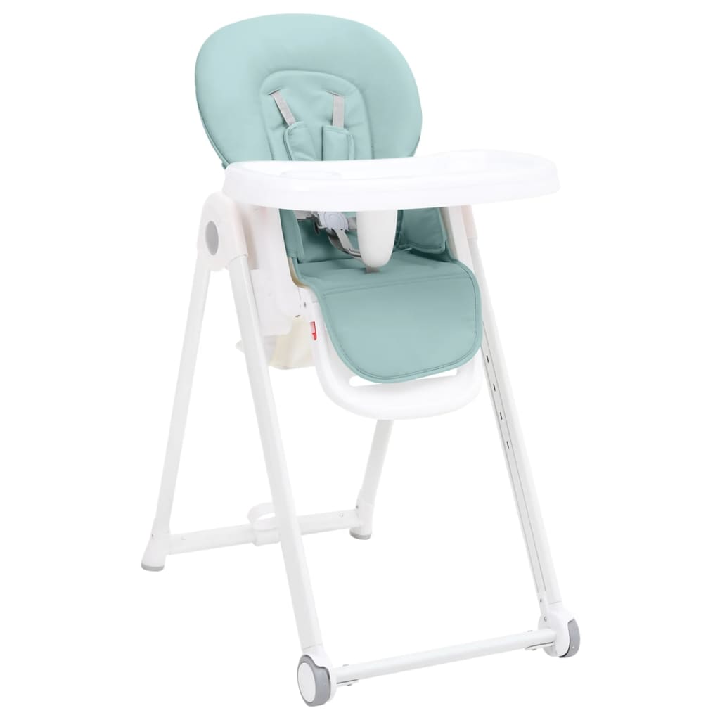 vidaXL Kinderstoel aluminium turquoise