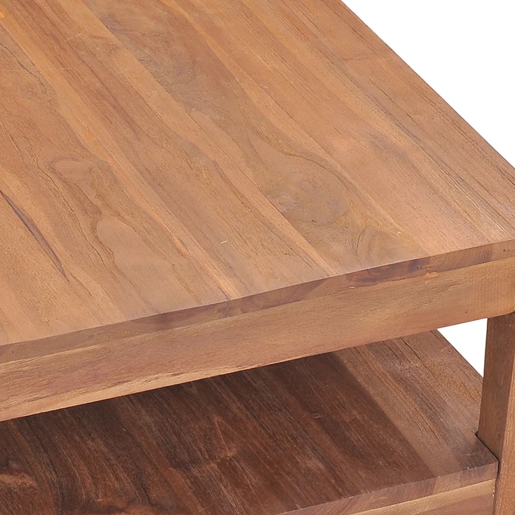 Konferenční stolek 68 x 67 x 35 cm masivní teakové dřevo