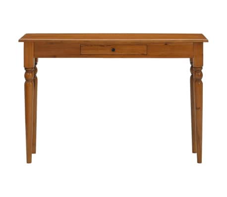vidaXL Konsolentisch 110x30x75 cm Massivholz Mahagoni