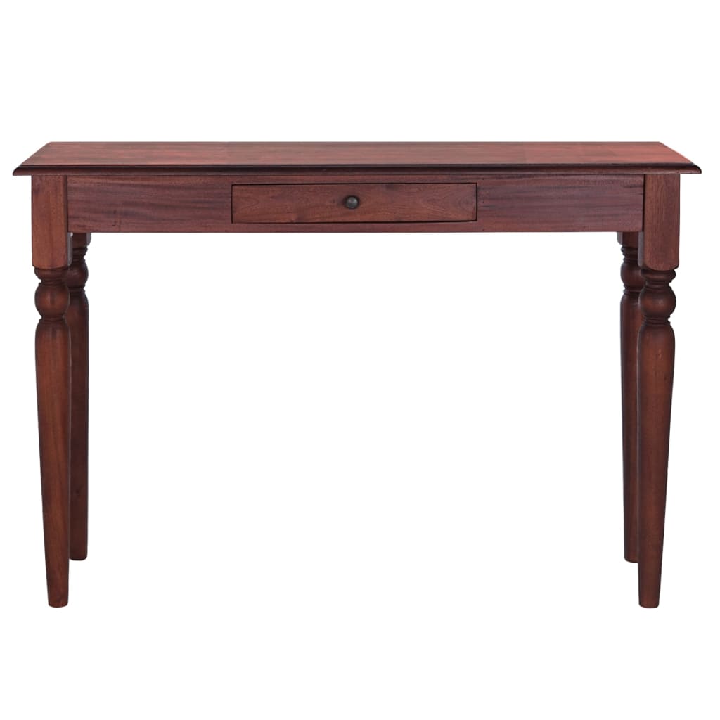 

vidaXL Wandtafel 110x30x75 cm massief mahoniehout klassiekbruin