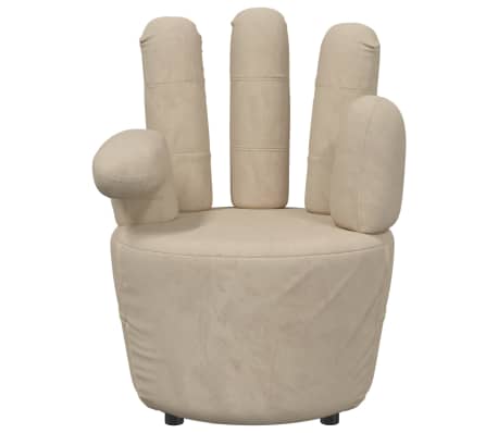 vidaXL stol h&aring;ndformet fl&oslash;jl lysegr&aring;