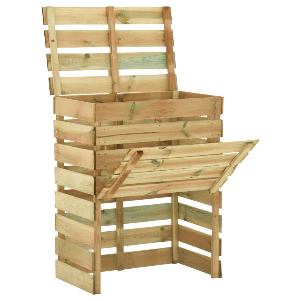 

vidaXL Tuincompostbakken 4 st 80x50x100 cm geïmpregneerd grenenhout