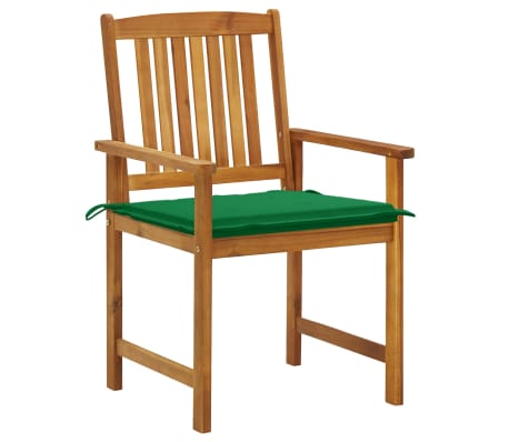 vidaXL Vrtne stolice s jastucima 8 kom od masivnog drva bagrema