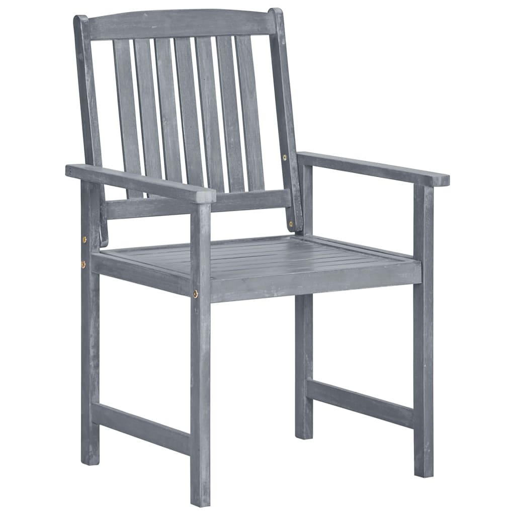

vidaXL Tuinstoelen 6 st massief acaciahout grijs