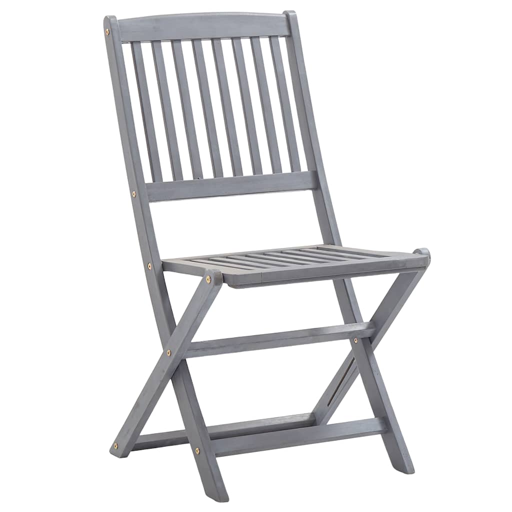 

vidaXL Tuinstoelen 8 st inklapbaar massief acaciahout