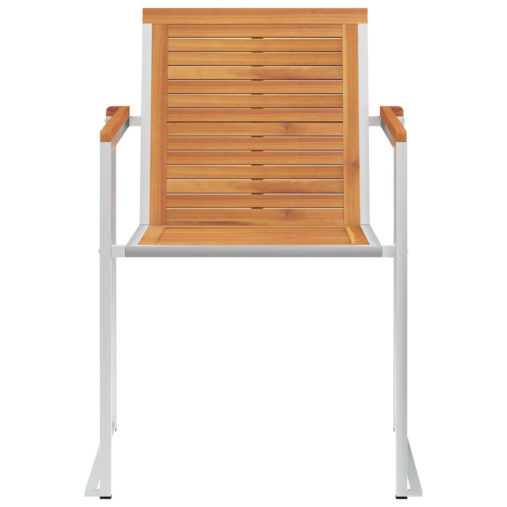 Zahradní židle 4 ks s poduškami masivní akáciové dřevo