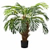 vidaXL kunsttaim sago palm lillepotiga, roheline, 90 cm