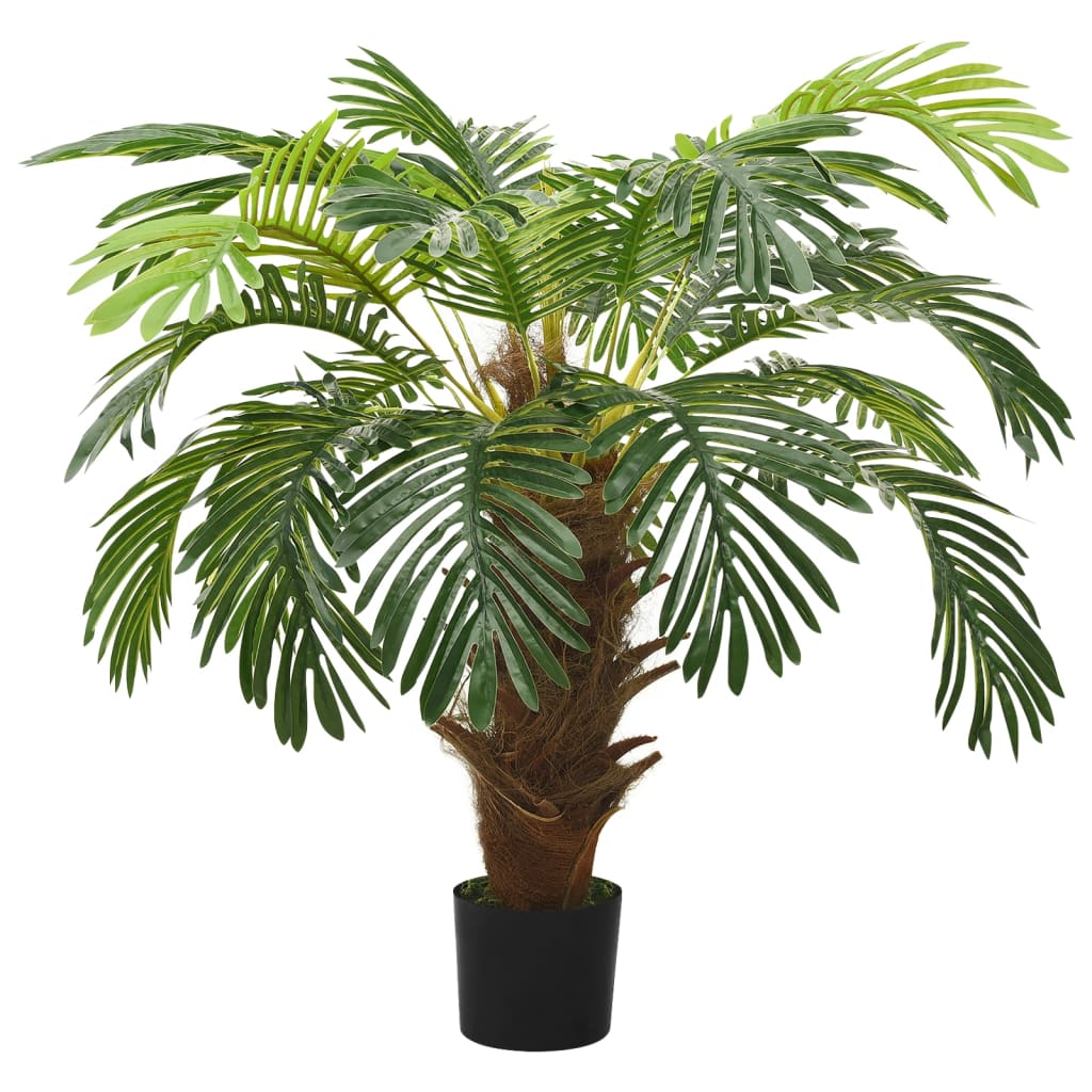 Image of vidaXL Artificial Cycas Palm with Pot 90 cm Green