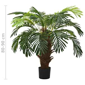 Umělý cykas japonský s květináčem 90 cm zelený - obrázek 6