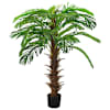 vidaXL kunsttaim, sago palm lillepotiga, 140 cm, roheline
