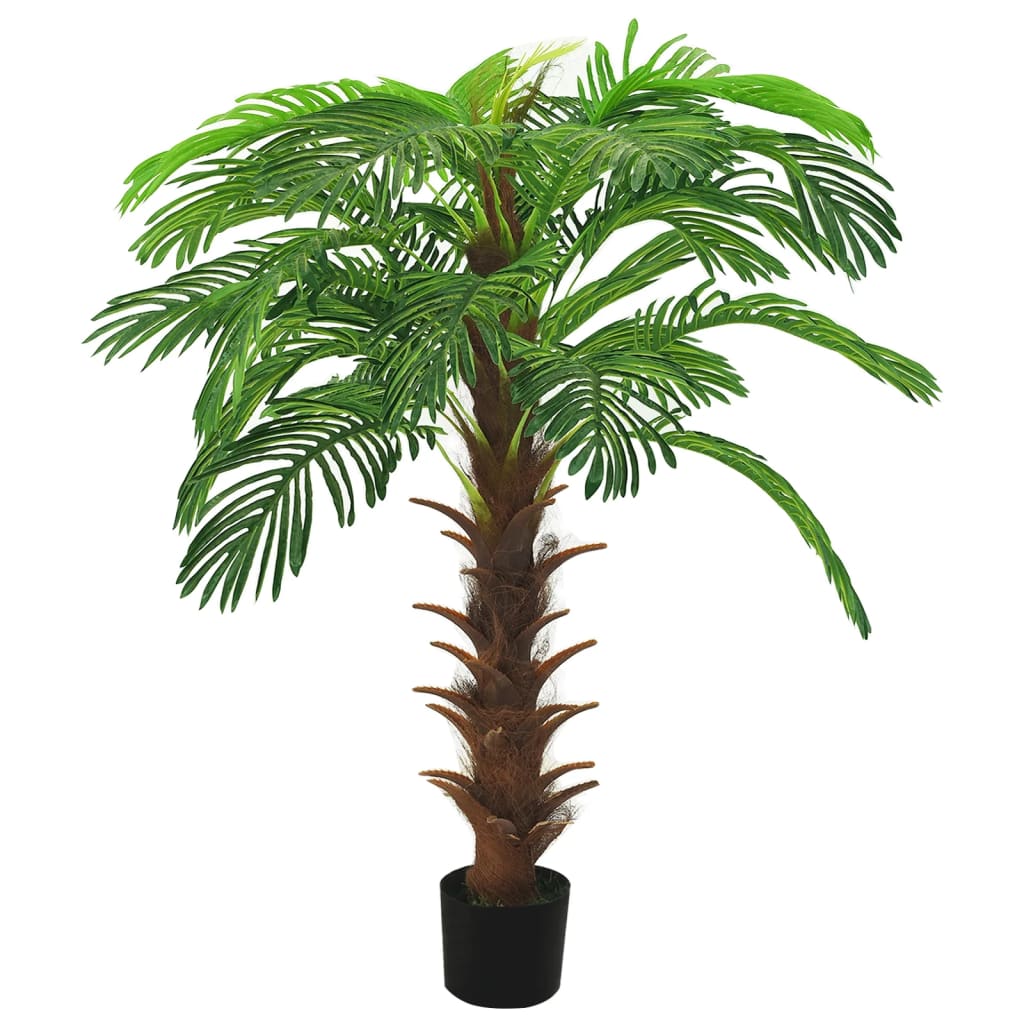 vidaXL Künstliche Palme Cycas mit Topf 140 cm Grün