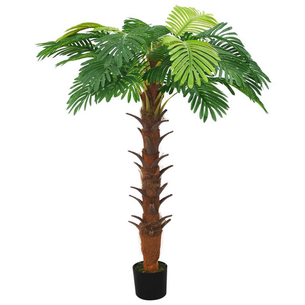 vidaXL Palmier cycas artificial cu ghiveci, verde, 160 cm