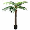 vidaXL kunsttaim, datlipalm lillepotiga, 190 cm, roheline