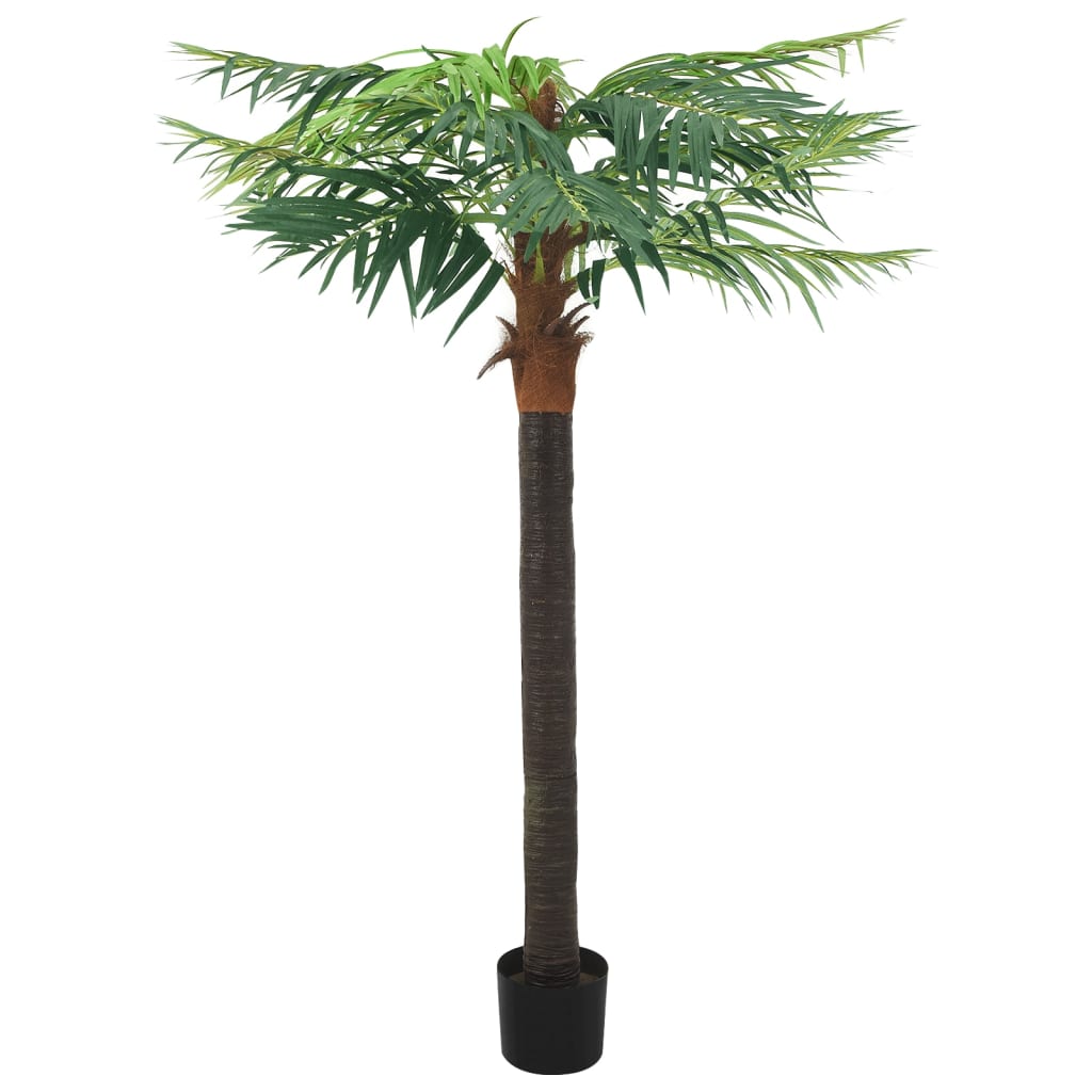 vidaXL Plantă artificială palmier phoenix cu ghiveci, verde, 215 cm