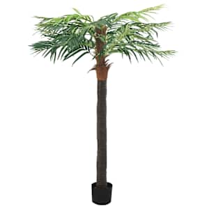 Umělý datlovník kanárský s květináčem 215 cm zelený - obrázek 2