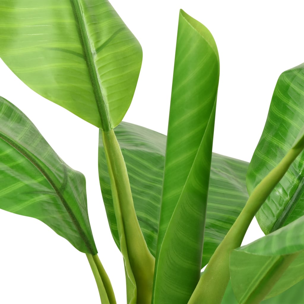 vidaXL mākslīgais augs, banānkoks ar podiņu, 160 cm, zaļš