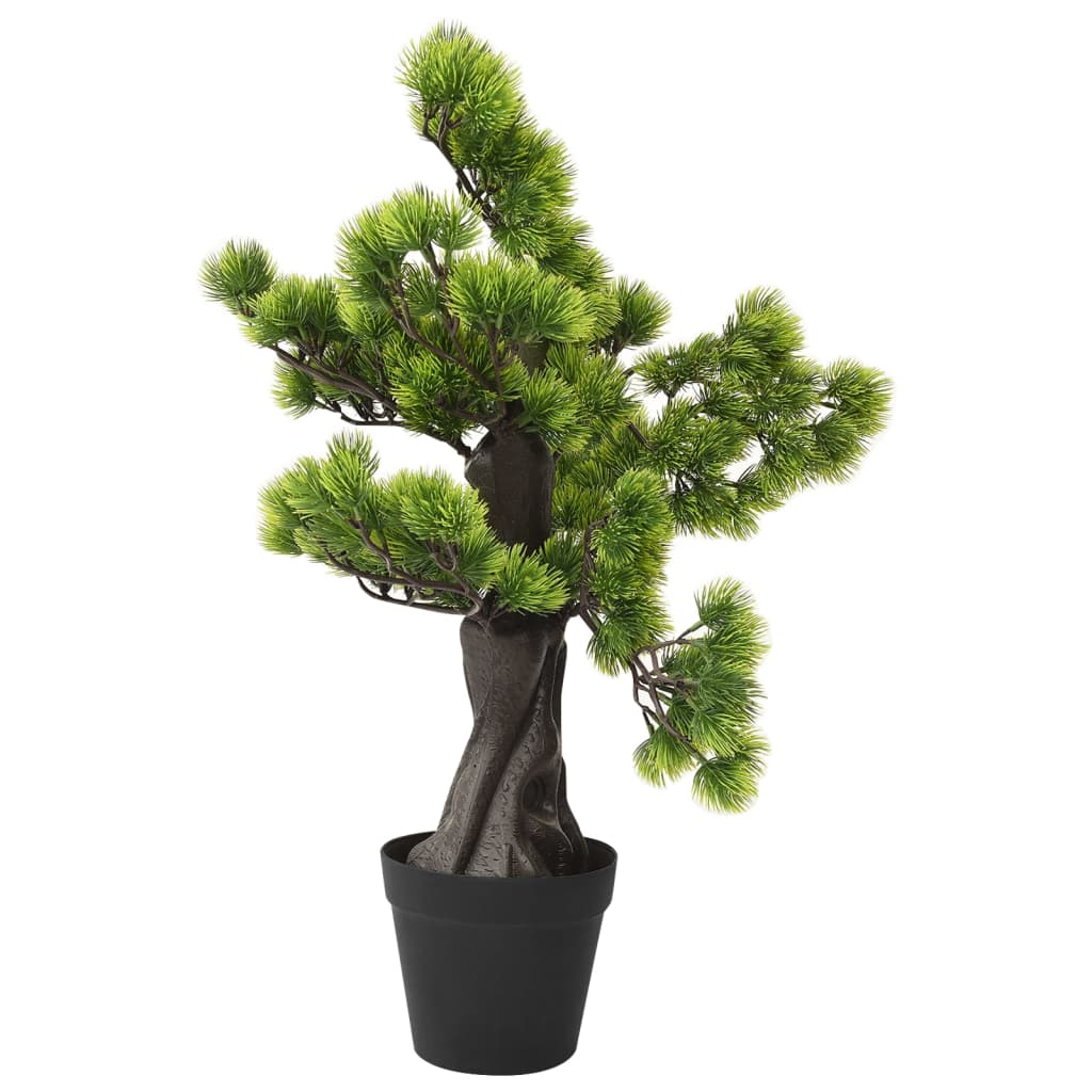 vidaXL Bonsai Pinus artificial cu ghiveci, verde, 60 cm vidaXL