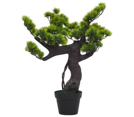 vidaXL Umělá bonsaj borovice s květináčem 75 cm zelená
