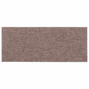 Schodové rohože samolepicí 15 ks 60 x 25 cm světle hnědé obdélníkové - obrázek 5