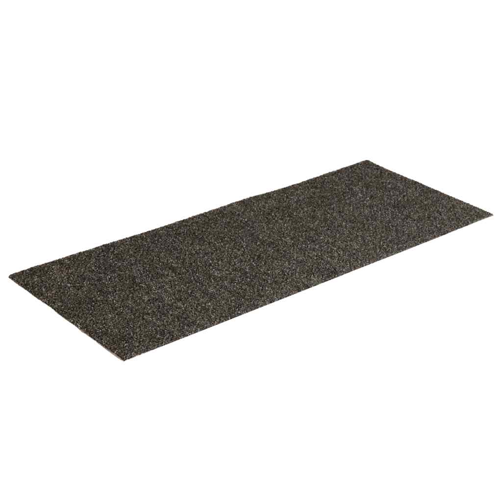vidaXL Samolepiace nášľapy na schody, obdĺžnik 15 ks 60x25cm, antracit