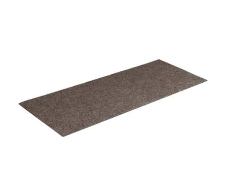 vidaXL Alfombrilla autoadhesiva escalera 15 uds crema 60x25 cm