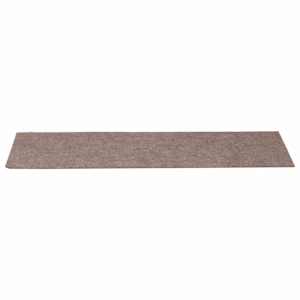 Schodové rohože samolepicí 15 ks 76 x 20 cm světle hnědé obdélníkové - obrázek 4