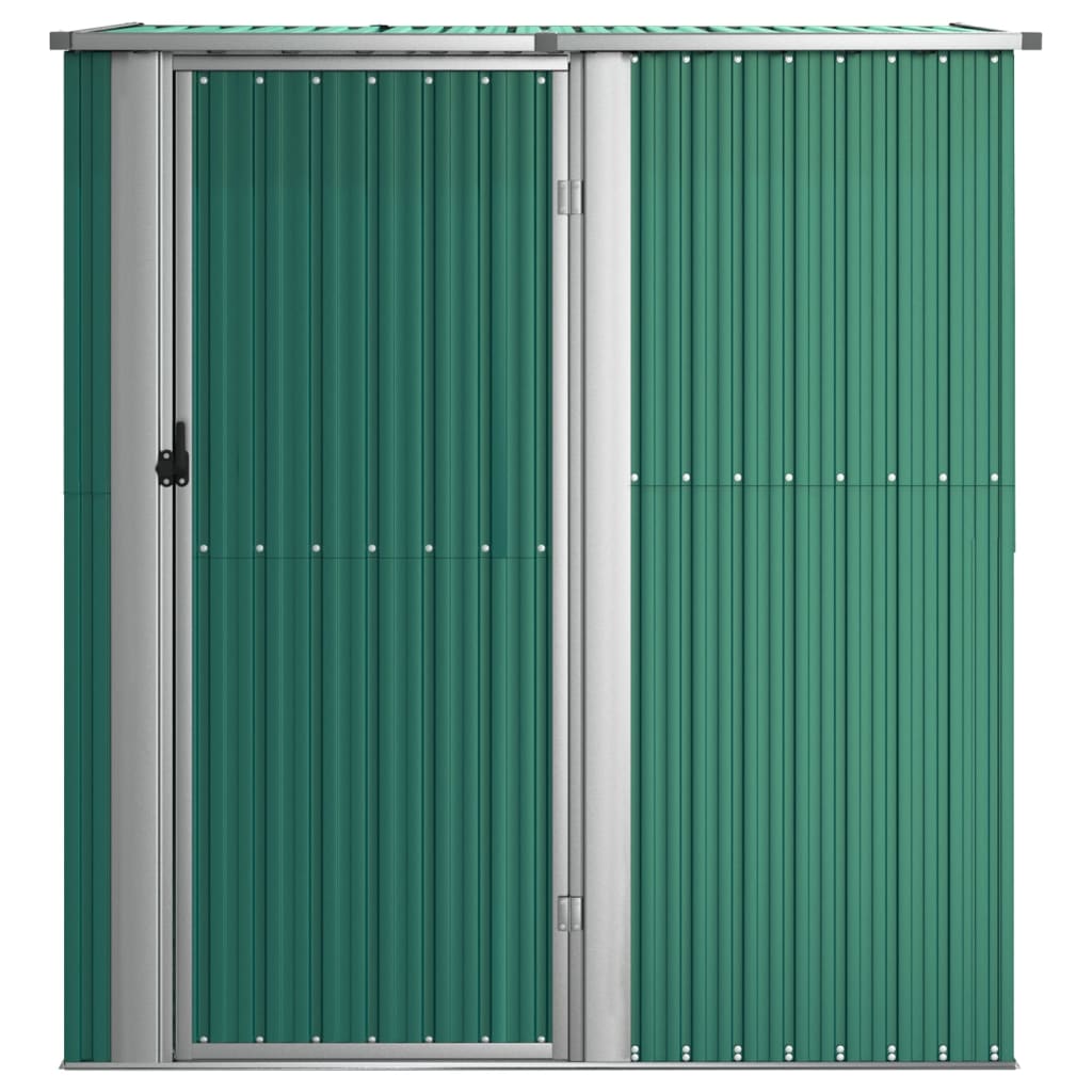 

vidaXL Fietsschuur 180,5x97x209,5 cm gegalvaniseerd staal groen