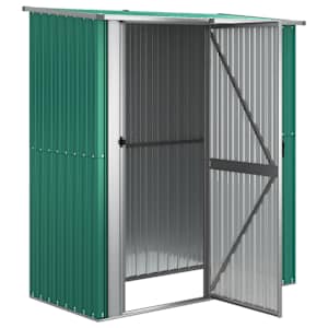Zahradní domek zelený 180,5 x 97 x 209,5 cm pozinkovaná ocel - obrázek 4