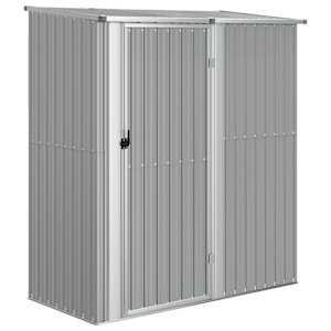 vidaXL aiakuur, hall, 180,5x97x209,5 cm, tsingitud teras