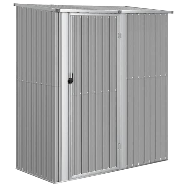 vidaXL aiakuur, hall, 180,5x97x209,5 cm, tsingitud teras