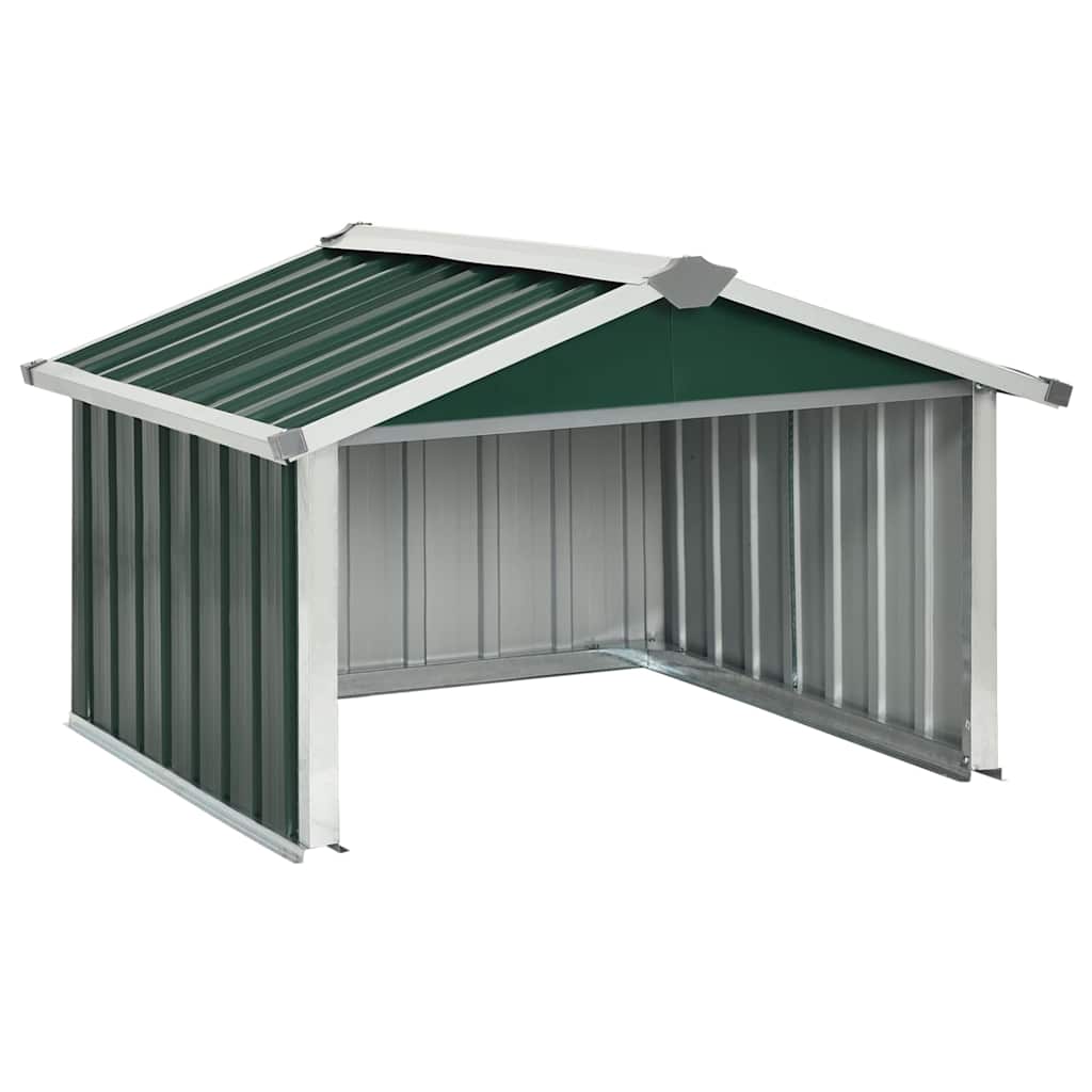 Garden Robot Lawnmower Shed Storage House Patio Garage Galvanized Steel vidaXL - Picture 29 of 36
