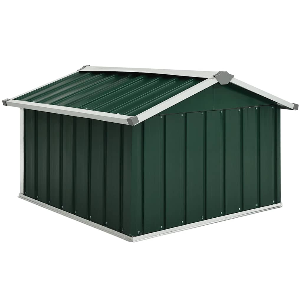 Garden Robot Lawnmower Shed Storage House Patio Garage Galvanized Steel vidaXL - Picture 34 of 36
