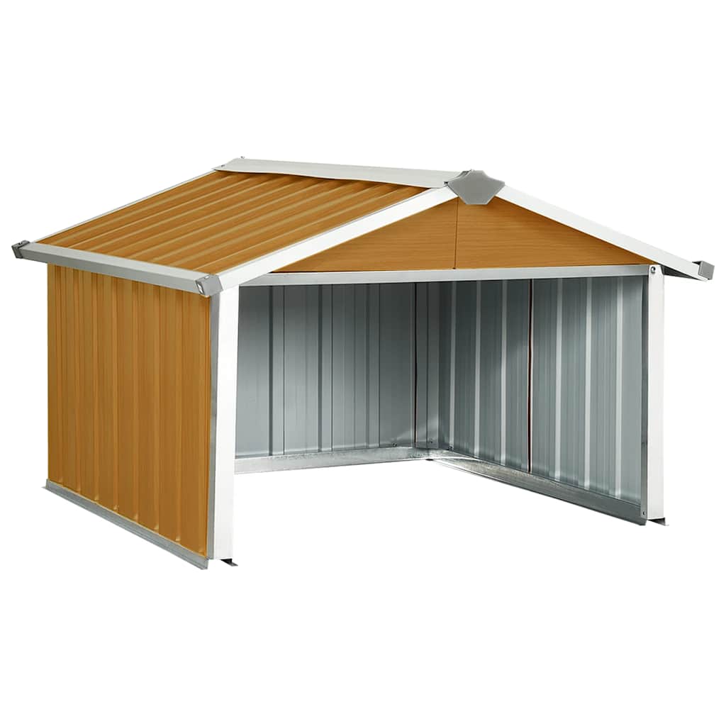 vidaXL Přístřešek pro robotickou sekačku 92x97x63 cm pozinkovaná ocel