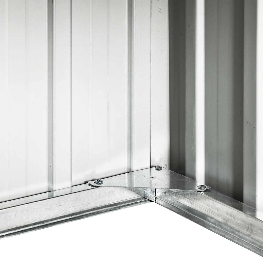 Garden Robot Lawnmower Shed Storage House Patio Garage Galvanized Steel vidaXL - Picture 20 of 36