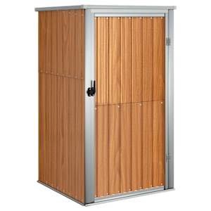vidaXL aiakuur, pruun, 88x89x161 cm, tsingitud teras