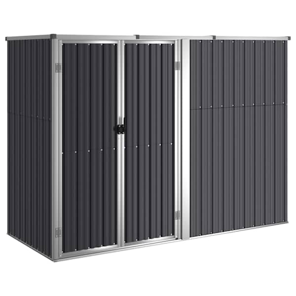 vidaXL aiakuur, antratsiithall, 225x89x161 cm, tsingitud teras