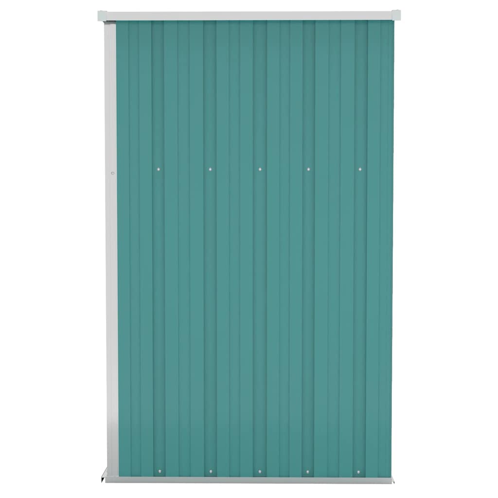 Storage Shed Wall-mounted Garden Shed for Backyard Galvanized Steel vidaXL - Picture 41 of 60