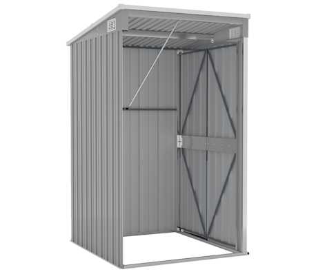 Capanno Per Robot Tosaerba VidaXL - 92x97x63 Cm Acciaio Zincato Grigio