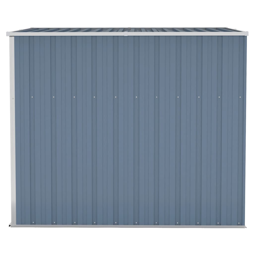 Storage Shed Wall-mounted Garden Shed for Backyard Galvanized Steel vidaXL - Picture 53 of 60
