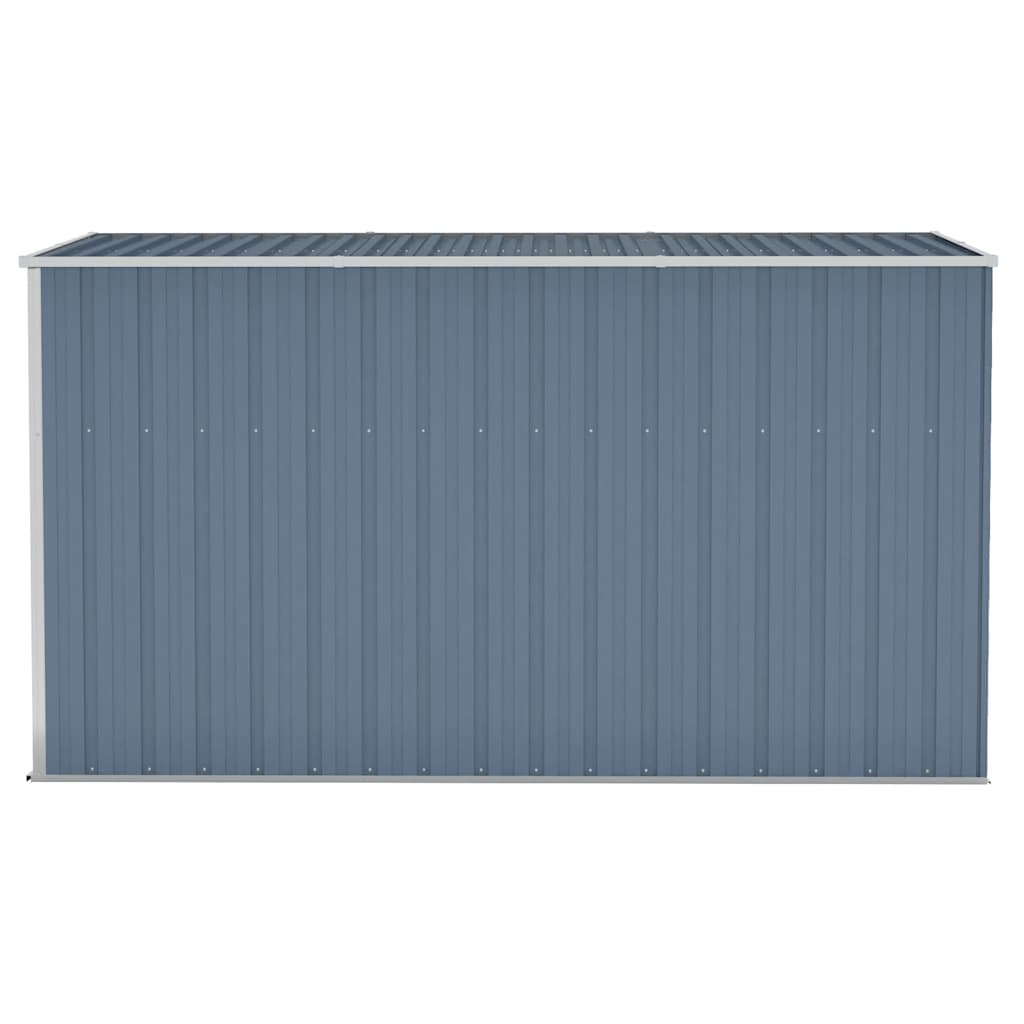Storage Shed Wall-mounted Garden Shed for Backyard Galvanized Steel vidaXL - Picture 17 of 60