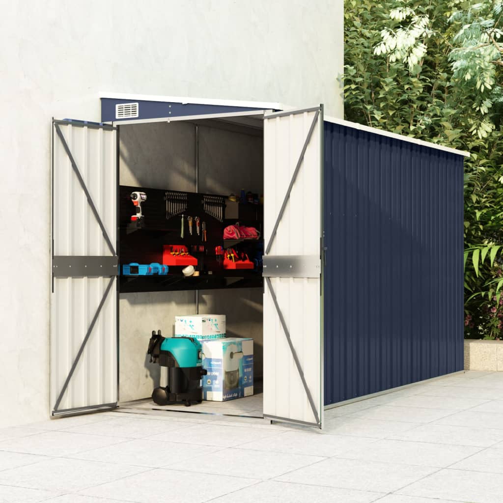 Photos - Inventory Storage & Arrangement VidaXL Wall-mounted Garden Shed Anthracite 118x288x178 cm Steel 