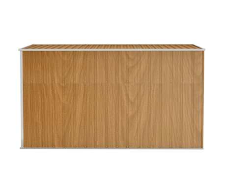 Refined Gartenschuppen Anthrazit 118x194x178 Cm - Verzinkter Stahl Gerätehaus