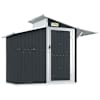 vidaXL aiakuur, antratsiithall, 270x130x208,5 cm, tsingitud teras