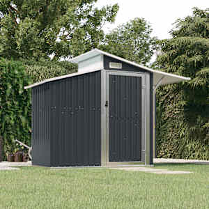 Vrtna lopa antracitna 270x130x208,5 cm pocinkano jeklo